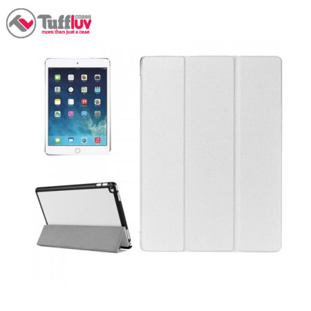 Tuff-Luv iPad Pro 12.9 inch Leather-Style Case, Armour Shell - White