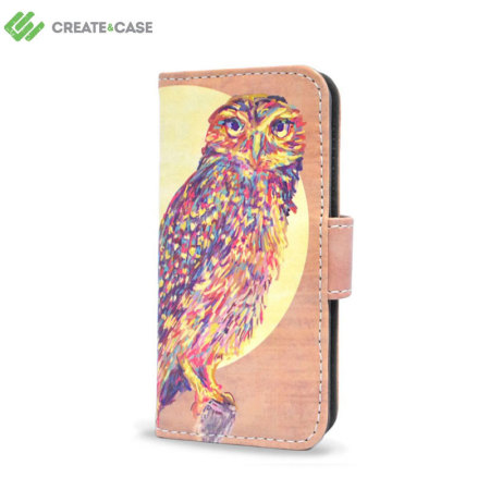 Create and Case iPhone 5S / 5 Wallet Case - Watercolour Owl