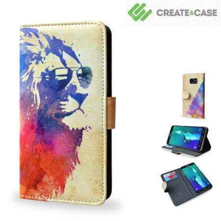 Create and Case Samsung Galaxy S6 Edge Plus Book Case - Sunny Leo