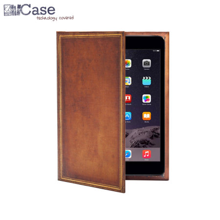 KleverCase iPad Mini 3/2/1 Book Case - Vintage Hardback