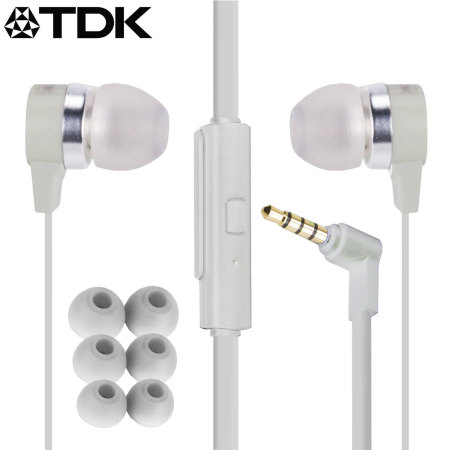 TDK SP400 Active Weather-Resistant Earphones - Cream