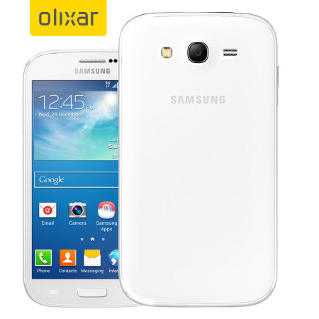 Funda Samsung Galaxy Grand Olixar FlexiShield Gel - Blanca Opaca