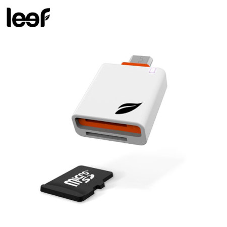 Lecteur de carte MicroSD Leef pour Android – Blanc