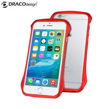 Draco 6 iPhone 6S / 6 Aluminium Bumper - Flare Red