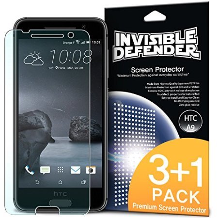Rearth Invisible Defender HTC One A9 Screen Protector - 4 Pack