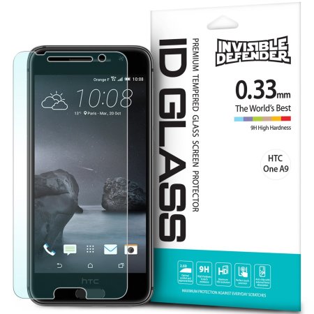 Rearth Invisible Defender HTC One A9 Tempered Glass Screen Protector