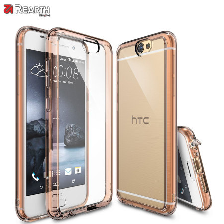 Rearth Ringke Fusion HTC One A9 Case - Rose Gold Crystal