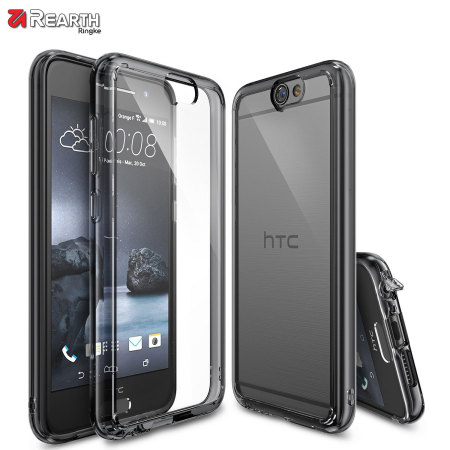 Coque HTC One A9 Rearth Ringke Fusion - Noire Fumée 