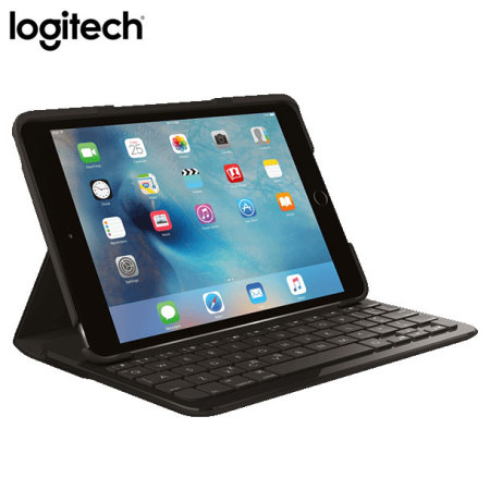 vertaler Modieus Voor type Logitech Focus iPad Mini 4 Keyboard and Protective Case