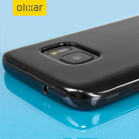 Olixar FlexiShield Samsung Galaxy S7 Gel Case - Black