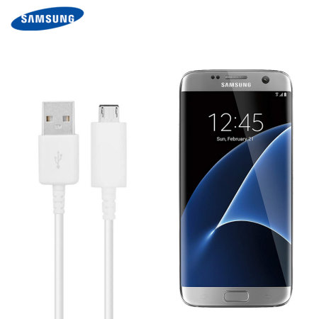 Official Samsung Galaxy S7 Micro USB 1.2m Cable - White