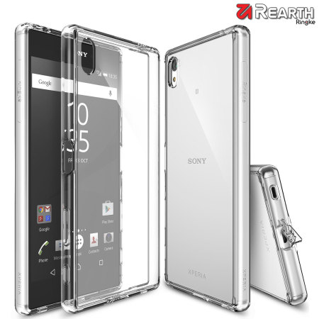 blauwe vinvis optioneel Telemacos Rearth Ringke Fusion Sony Xperia Z5 Premium Case - Crystal Clear