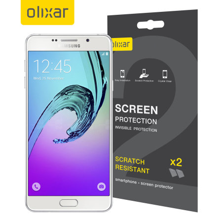 Olixar Samsung Galaxy A7 2016 Screen Protector 2-in-1 Pack