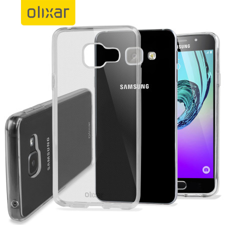 Funda Samsung Galaxy A3 2016 Olixar FlexiShield Gel - Blanca Opaca
