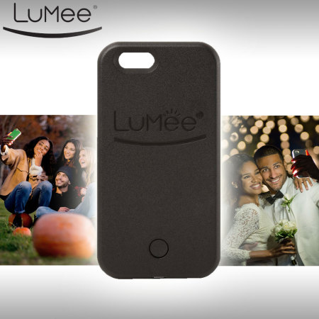 LuMee iPhone 6S Plus / 6 Plus Selfie Light Case - Black
