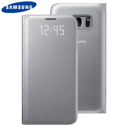 Officiële Samsung Galaxy S7 LED Flip Wallet Cover - Zilver