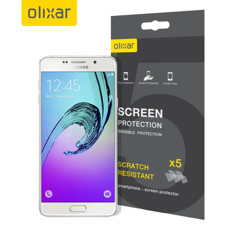 Olixar Samsung Galaxy A7 2016 5-in-1 Screen Protector Pack