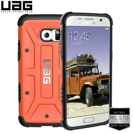 UAG Samsung Galaxy S7 Protective Case - Rust - Zwart