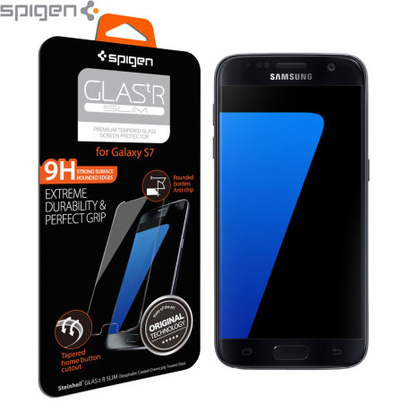 Scarp kompas Briesje Spigen GLAS.tR SLIM Galaxy S7 Tempered Glass Screen Protector