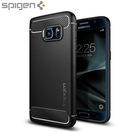 Spigen Rugged Armor Samsung Galaxy S7 Tough Case Hülle in Schwarz