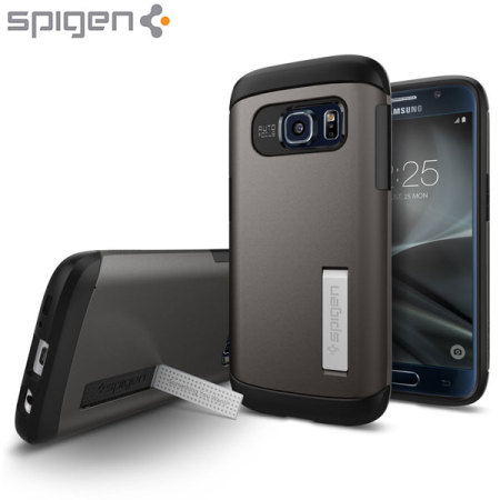 Spigen Slim Armor Samsung Galaxy S7 Case - Gunmetal