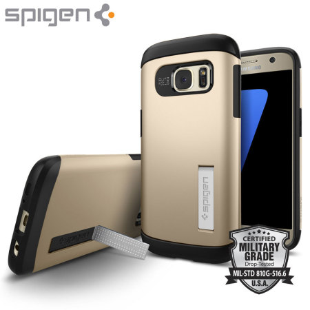 Spigen Slim Armor Case Samsung Galaxy S7 Hülle in Gold