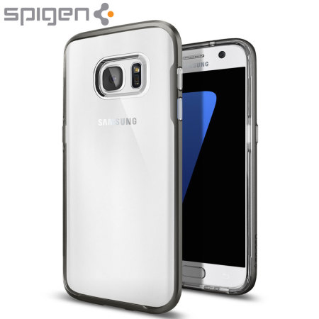Spigen Neo Hybrid Cyrstal Galaxy S7 Hülle Case in Gunmetal