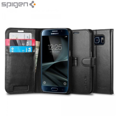 Spigen Wallet Samsung Galaxy S7 Tasche S in Schwarz