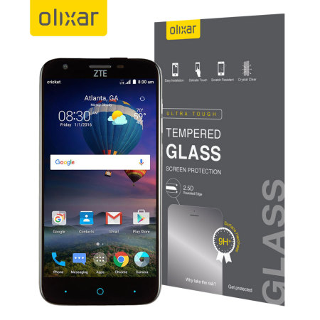 Olixar ZTE Grand X3 Tempered Glass Screen Protector