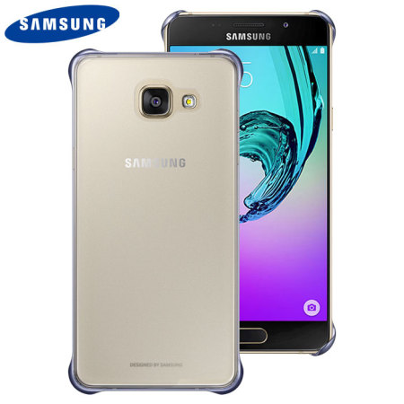 Official Galaxy A3 2016 Clear Cover Case Blue / Black