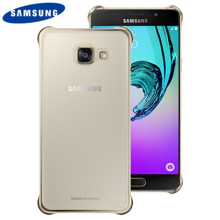 vergeetachtig Blaast op Verkoper Official Samsung Galaxy A3 2016 Clear Cover Case - Gold