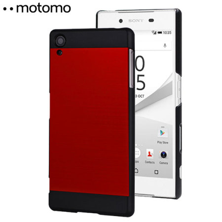 Motomo Ino Metal Sony Xperia Z5 Case Hülle in Rot / Schwarz