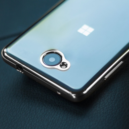 Mozo Microsoft Lumia 650 Glam Case - Silver