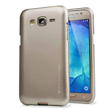 Funda Samsung Galaxy J5 2015 Mercury Goospery iJelly Gel - Oro