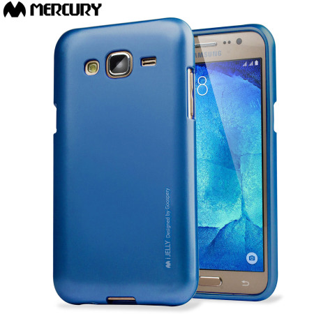 verlies nabootsen Theseus Mercury Goospery iJelly Samsung Galaxy J5 2015 Gel Case - Blue