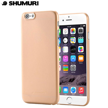 Coque iPhone 6S / 6 Shumuri Extra Fine - Or Champagne