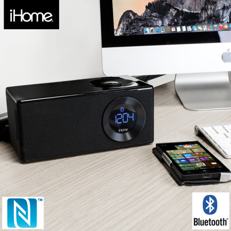 iHome iBN10 FM Clock Radio Bluetooth Speaker With NFC