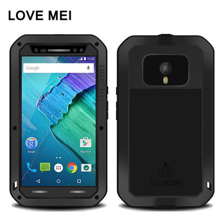 Love Mei Powerful Motorola Moto X Style Protective Case - Black
