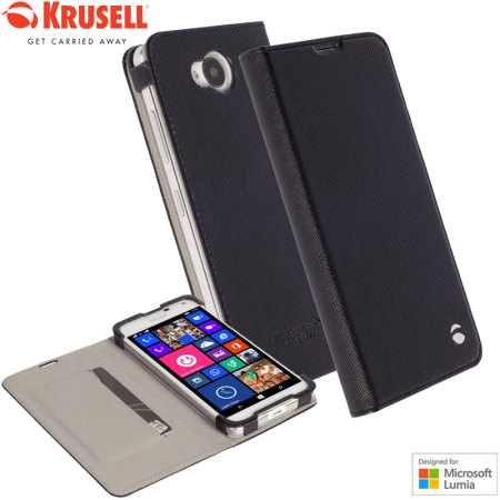 Krusell  Lumia 650 Malmo Folio Case - Black