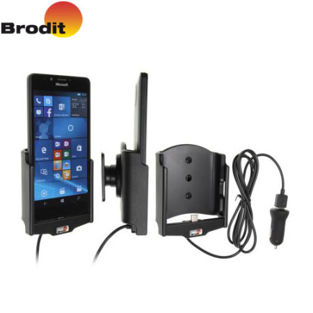 Brodit Active Lumia 950 In-Car Charging Holder with Tilt Swivel