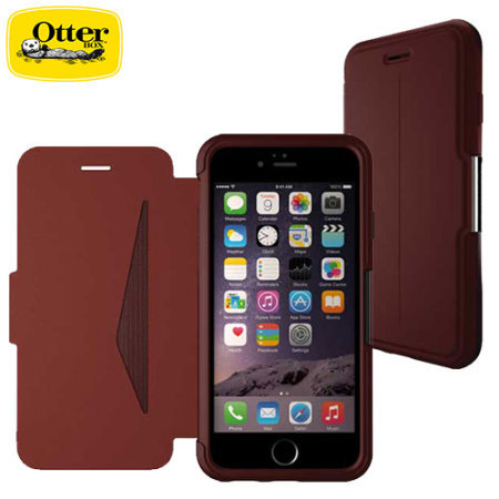 OtterBox Strada Series iPhone 6S Plus / 6 Plus Läder fodral - Rödbrun