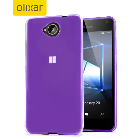 FlexiShield Microsoft Lumia 650 Gel Case - Paars
