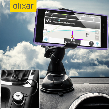 Olixar DriveTime Sony Xperia Z5 Car Holder & Charger Pack
