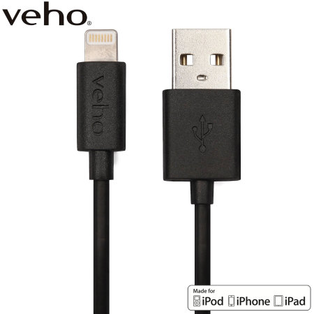 Veho MFi Charge & Sync Lightning to USB Short Cable - 20cm
