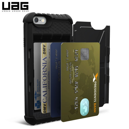 UAG Trooper iPhone 6S / 6 Protective Wallet Case - Black
