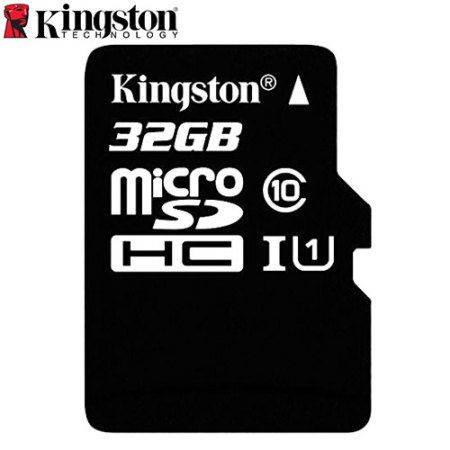 Kingston Digital Class 10 Micro SD Card with Adapter - 32GB