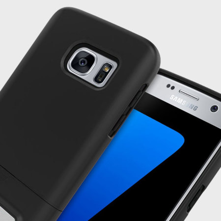 Seidio SURFACE Samsung Galaxy S7 Hülle mit Standfuß in Schwarz