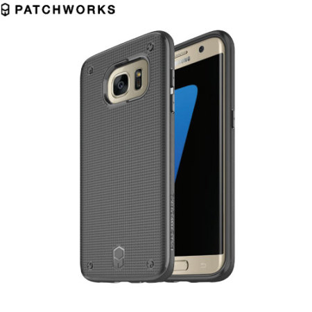Coque Samsung Galaxy S7 Edge Patchworks Flexguard - Noire