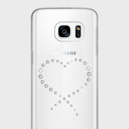 White Diamonds Eternity Samsung Galaxy S7 Case - Crystal Clear