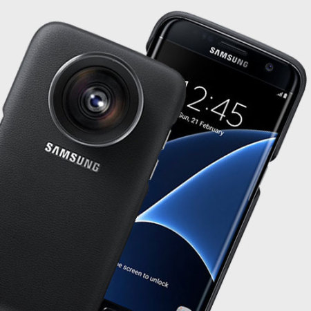opblijven Ounce Verstrikking Official Samsung Galaxy S7 Edge Lens Cover - Black